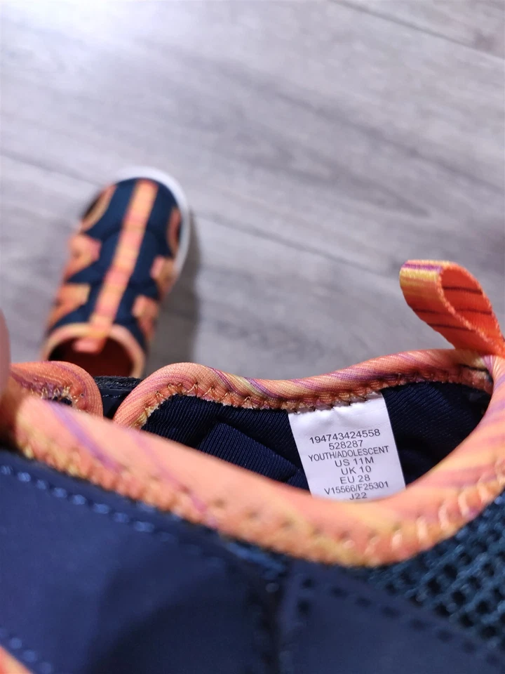 Sandalia de agua Lands End niños pequeños 11 azul naranja punta cerrada zapatos de agua niños Foto 4 de 4