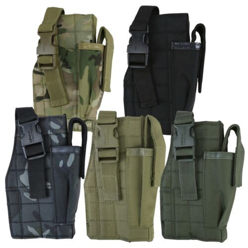 NEW KOMBAT UK TACTICAL NYLON MOLLE HOLSTER RIG,BTP CAMO,DPM,BLACK & OLIVE GREEN - Picture 1 of 16