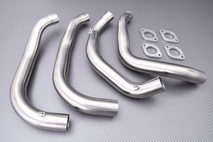 Tuyaux de collecteur compatibles Akrapovic S-H9R3L-C pour moto