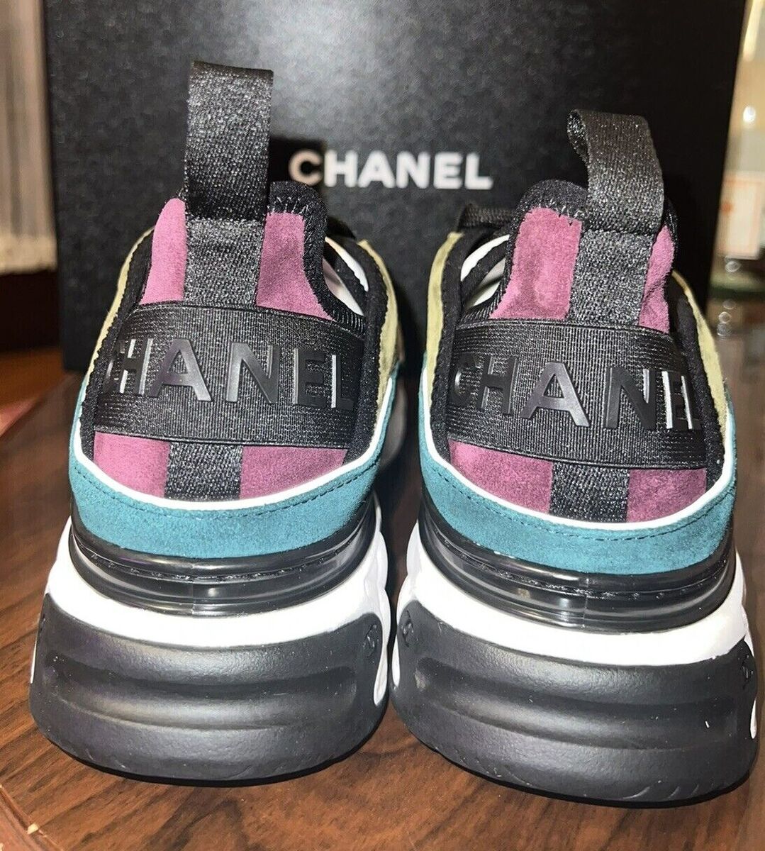 Chanel Multicolor Sneakers Trainers Interlocking CC logo Chanel Multicolor Sneakers Trainers Interlocking CC logo