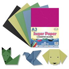 A3 Sugar Paper Kaleidoscope Multi Coloured 70GSM Arts Crafts Wholesale Bulk Buy‼