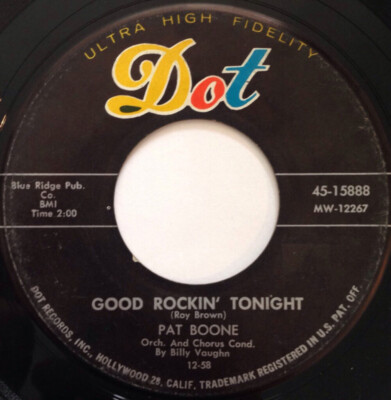 Pat Boone - Good Rockin' Tonight / With The Wind And The Rain In Your Hair (7'',