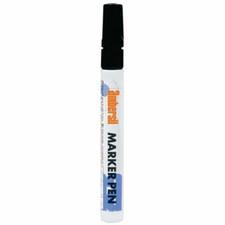 Pack Of 2 Ambersil Black Acrylic Paint Marker Pen 3mm Fibre Nib 20364