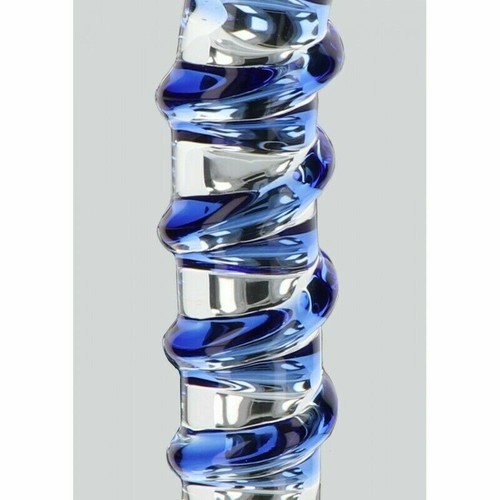 Dildo in vetro trasparente fallo realistico vaginale anale punto g glass sextoys - Imagen 4 de 7
