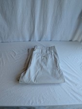 Vintage Farah Mens Trousers 90s Beige Chino Cotton Waist 36" Leg 31"