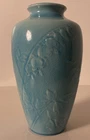 Rookwood 1946 Teal Blue 11 Inch Bleeding Hearts 6855 Vase MCM