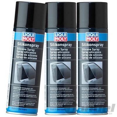 3x 300 ml LIQUI MOLY SILIKONSPRAY SCHMIERSTOFF IMPRÄGNIER SPRAY SILIKON DOSE