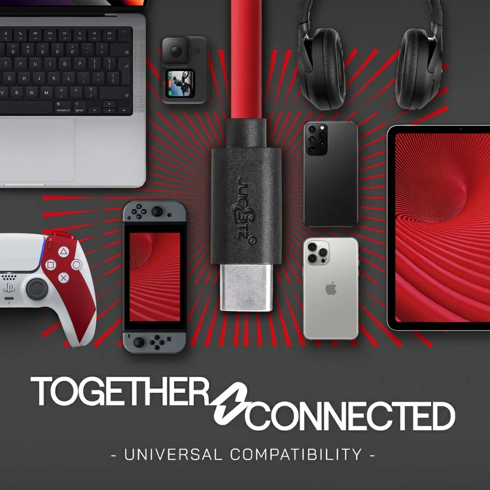 Per PS5 / XBox Series S X Controller Wireless Lungo USB Tipo C Cavo Caricatore Cavo - Immagine 2 di 4