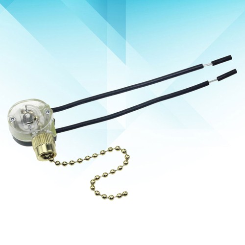 Fan Zipper Translucent Pull-chain Two Stop Cable On-off Creative Two Lines Fan - Picture 2 of 11