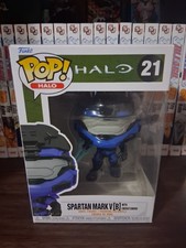 Funko Pop Halo Infinite Spartan Mark V[B] Blue Energy Sword VG Vinyl Figure