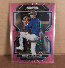 Panini Prizm Henry Williams Pink Velocity Prizm PDP91 Baseball 2022