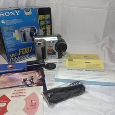 Sony FD Mavica MVC-FD87 1.3MP Digital Camera Tested Working Accessories No BATT 