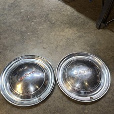 Lot Of 2 Vintage Oem Mopar 1321595 Wheel Cover 1949 50 Desoto 15 Hubcap Lot Of 2 Vintage Oem Mopar 1321595 Wheel Cover 1949 50 Desoto 15 Hubcap