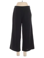 NWT H By Halston Women Black Active Pants L