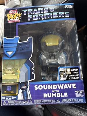Funko Multiple: Transformers - Bitty Pop! Bitty Bot Soundwave with Rumble