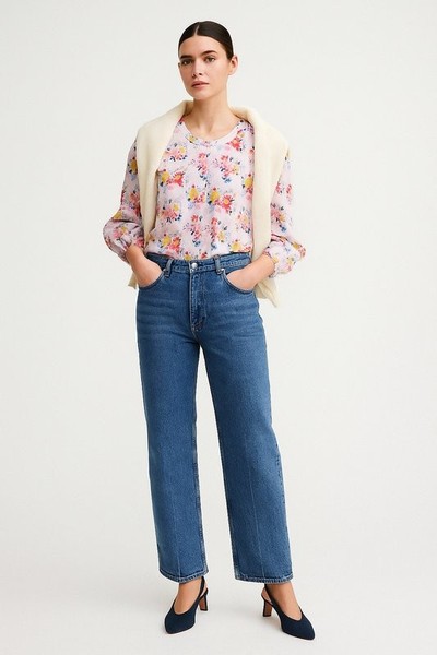Women Karen Millen Shirt Pink Cotton 40 / L / 48