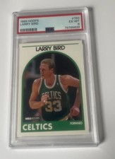 1989 Hoops Larry Bird PSA EX-MT 6 Basketball Card #150 NBA HOF Boston Celtics