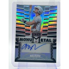 2024 Leaf Metal Baseball Max Belyeu Monumental Prismatic Silver Auto 12/35 SP
