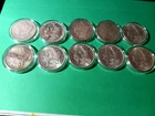 Lot Of 10 (Ten)  Morgan Silver Dollars In Very Good Condition 90% Silver