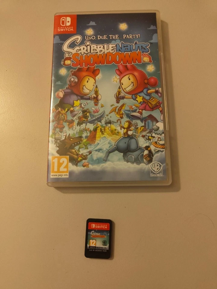 NINTENDO SWITCH SCRIBBLE NAUTS SHOWDOWN USATO COME NUOVO! Versione Italiana!