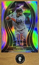 Nelson Cruz 2021 Panini Select 25 Man Silver Prizm #25M-24