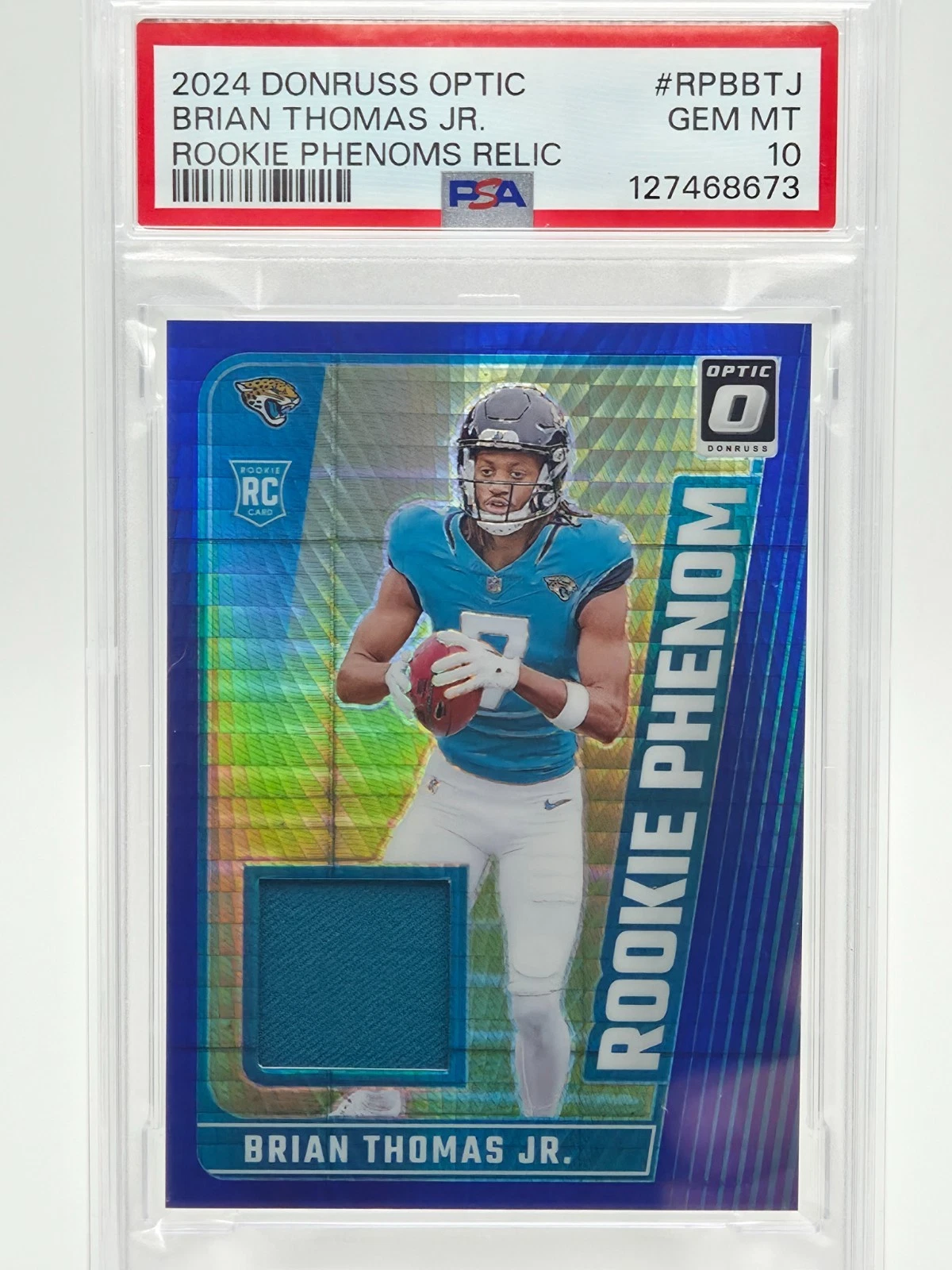 Brian Thomas Panini Donruss Optic Rookie Phenoms Relics #RPBBTJ Base