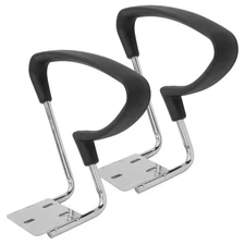  2pcs Office Chair Armrest Rings Plastic Replacement For Desk Gaming Chairs Fit