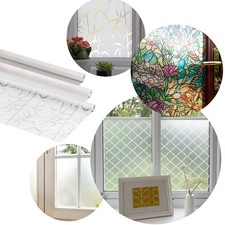 Fensterfolie 7,45€/m² Selbstklebefolie UV-Schutz Glasfolie Sichtschutz Milchglas