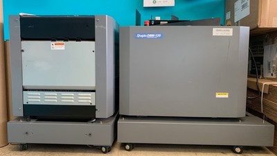 Duplo booklet maker stapler folder DBM-120 & 120T trimmer, used working