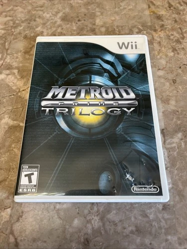 New ListingMetroid Prime Trilogy Wii (Includes Game Case & Manual) Complete with Manual CIB
