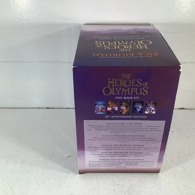 Heroes of Olympus Complete Series 1-5 Riordan 1 0th Anniversary