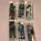 G.I. Joe Black Major Lot Of Six Various Figures. Free Shipping. Complete!
