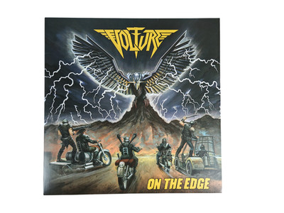 Volture On The Edge Vinyl LP Yellow Poster 2013 High Roller Records   HRR 313