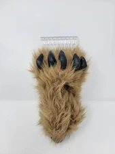 Tundra Animal Paw Furry Plush Ice Scraper Mitten For Car Windshield Snow Warm