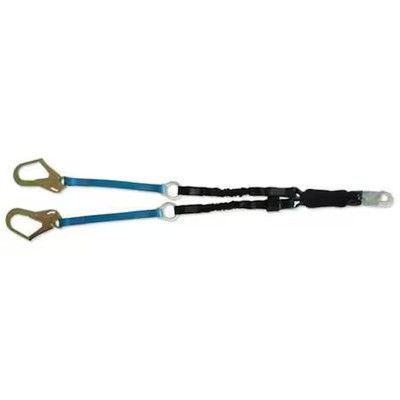 Tractel Cay226h/R Tracpac F2 Shock Absorbing Lanyard, 4-1/2 To 6 Ft. Length, 2