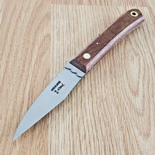 Mikihisa Single Bevel Right Hand Folding Knife 4" Blue Paper Steel Blade Wood