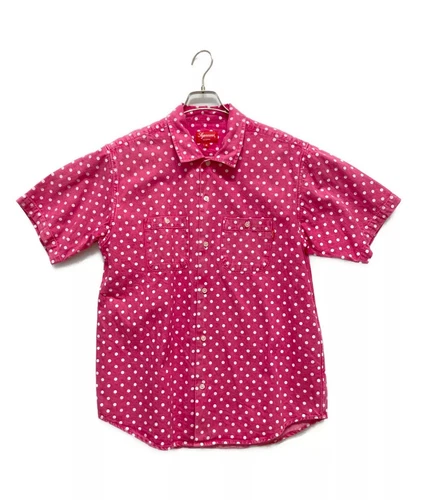 Chemise en jean à pois SUPREME taille : grand rose homme