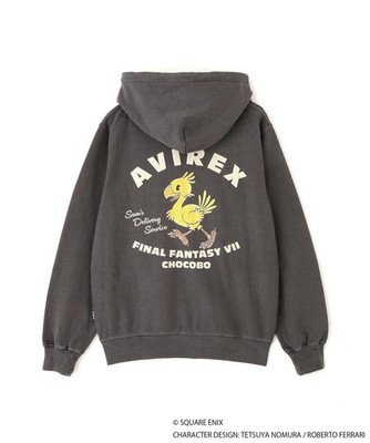 AVIREX × FINAL FANTASY VII REMAKE ZIP UP HOODIE 