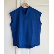Figs Rafaela Oversized Scrub Top in Winning Blue, Size Small