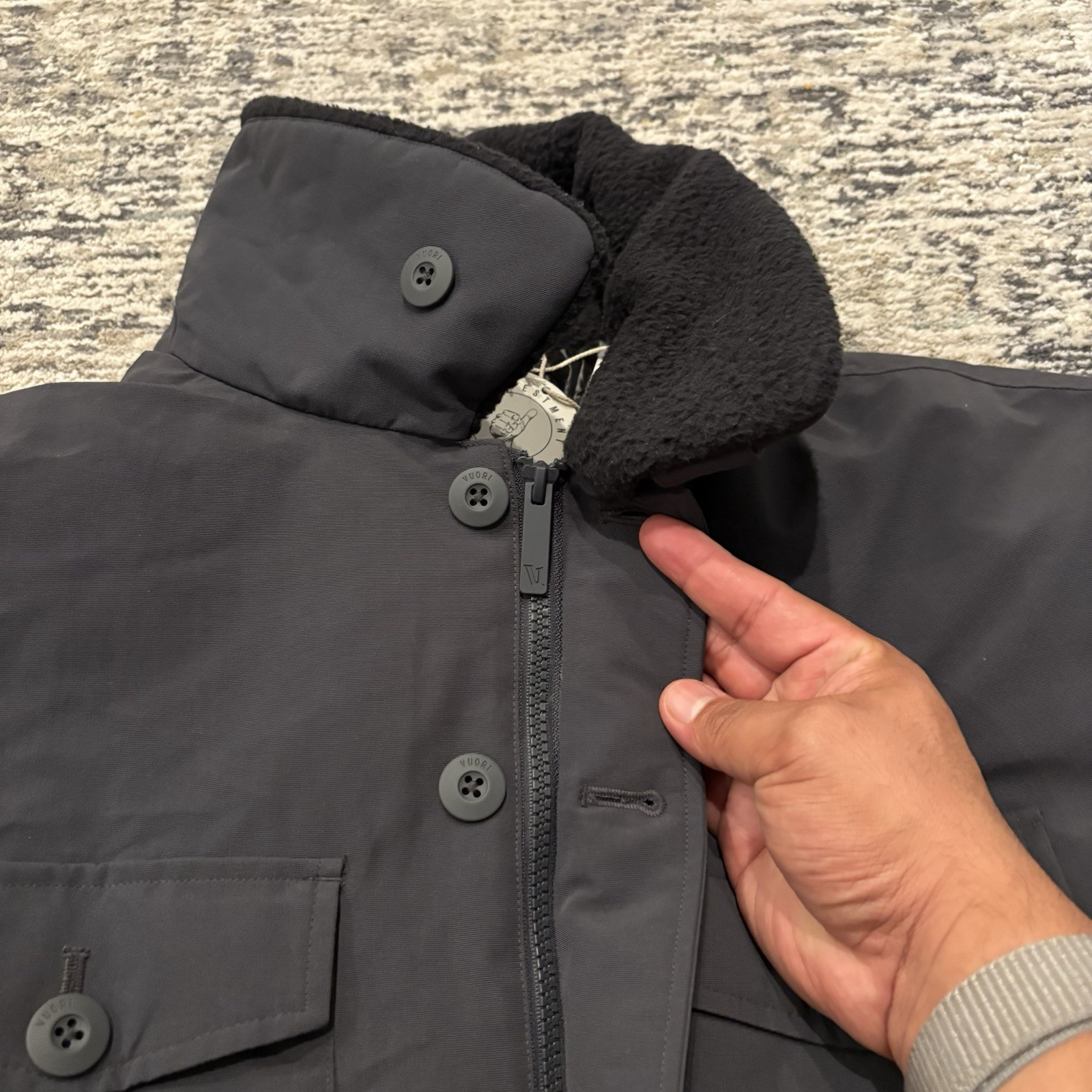 Vuori Monterey Primaloft Insulated Water Repellent Jacket Men’s XL Full Zip New image 7