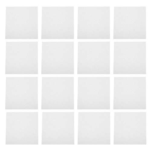 30 Pezzi Carta da Supporto Goffrata con Feltro Pre Puro Ventaglio Bianco - Foto 6 di 12