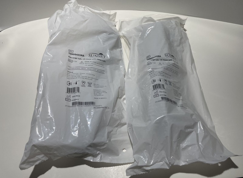 Sunset Healthcare CPAP Smoothbore Tubing 6 Foot - TUB006SSNA