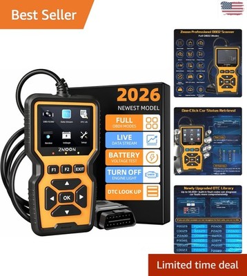 ZM201 Professional OBDII Scanner: Enhanced Engine Diagnostics for All Vehicles