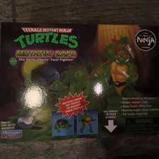 Playmates Toys TMNT Mutatin' Raphael Action Figure Reissue Pizza Sais Nunchaku