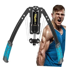  Twister Arm Exerciser - Adjustable 22-440lbs Hydraulic Power/Home Chest Blue