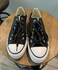 Converse Chuck Taylor All Star Low Top Lace-Up Sneakers Black/White