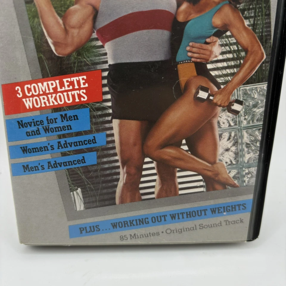 Vintage Shape Up With Arnold Schwarzenegger Betamax Tape With Original Manual Foto 3 de 4