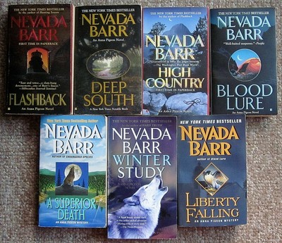 Nevada Barr Lot Of 7 Anna Pigeon Mystery Series Paperback Pb Books
