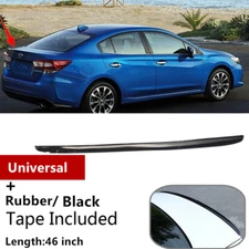 46'' Universal Black Fit For 17-22 Subaru Impreza Sedan Trunk Lip Spoiler Wing