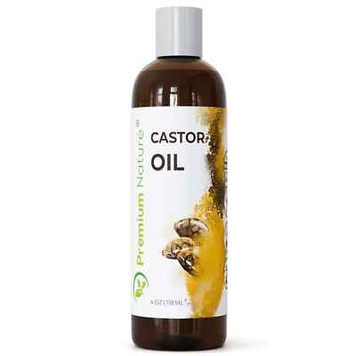 Castor Oil Pure Carrier Oil - Cold Pressed Castrol Oil for Essential Oils Mix...